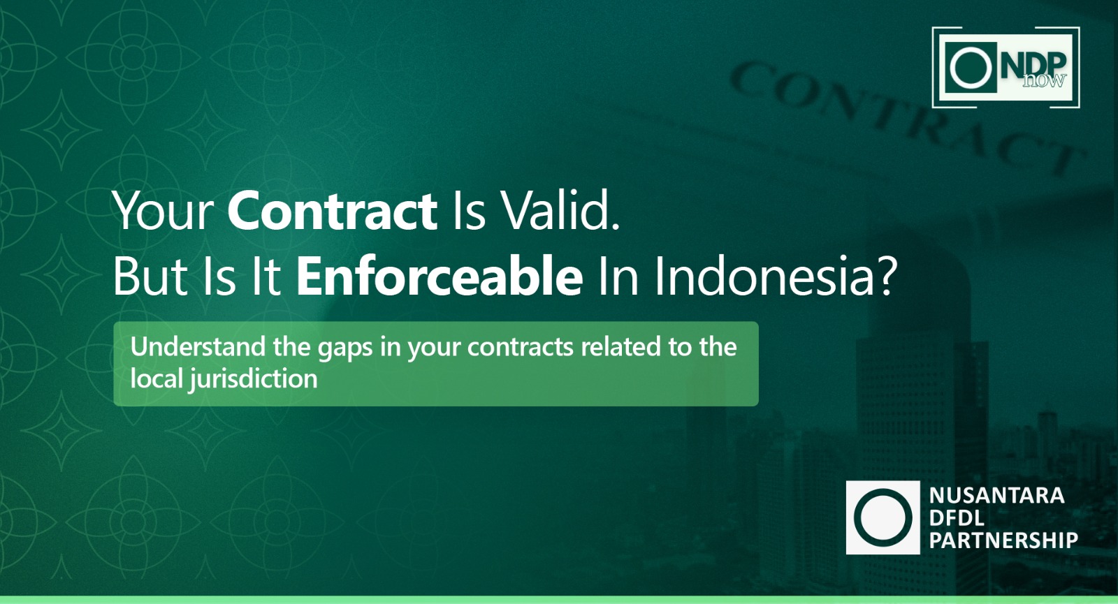 Commercial Contracts Fail