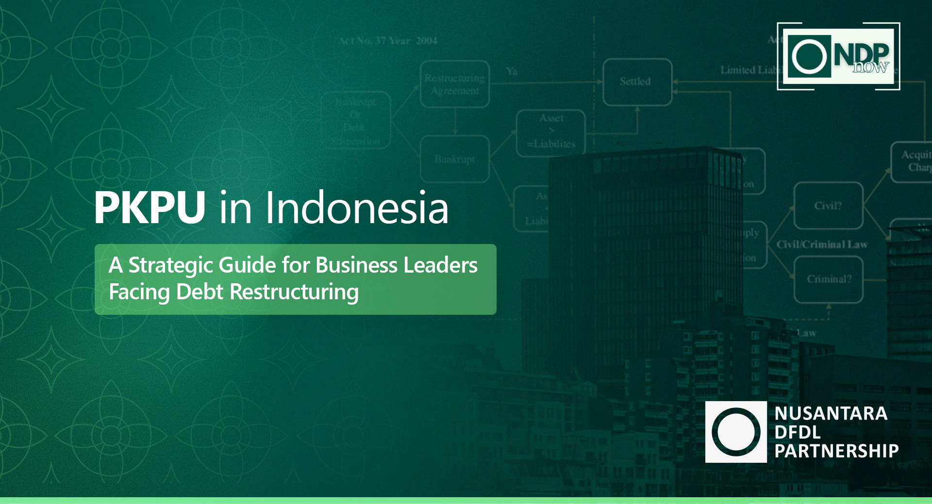Debt restructuring Indonesia