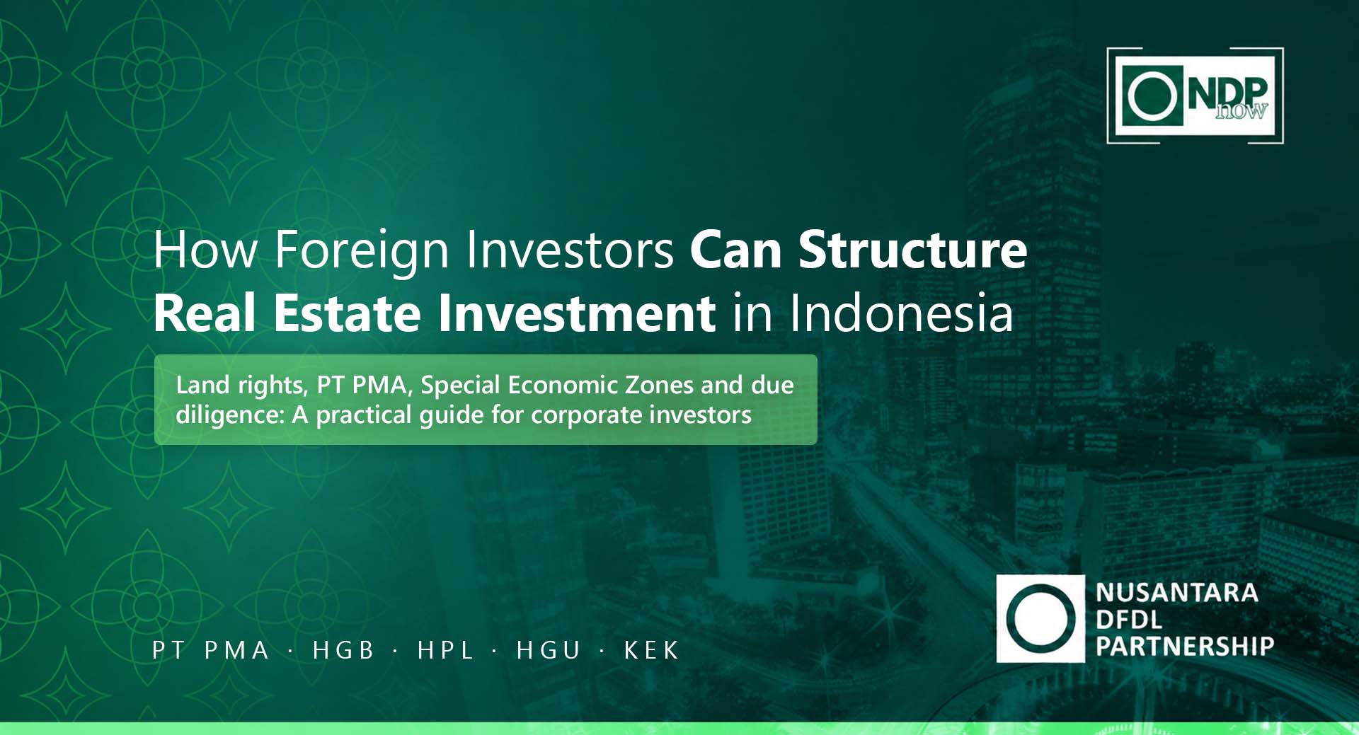 Real Estate Investment in Indonesia