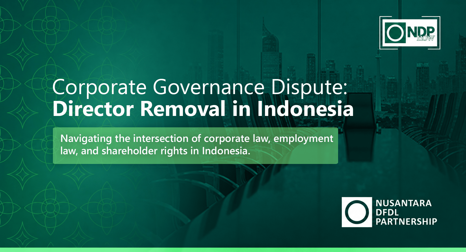 director removal in indonesia