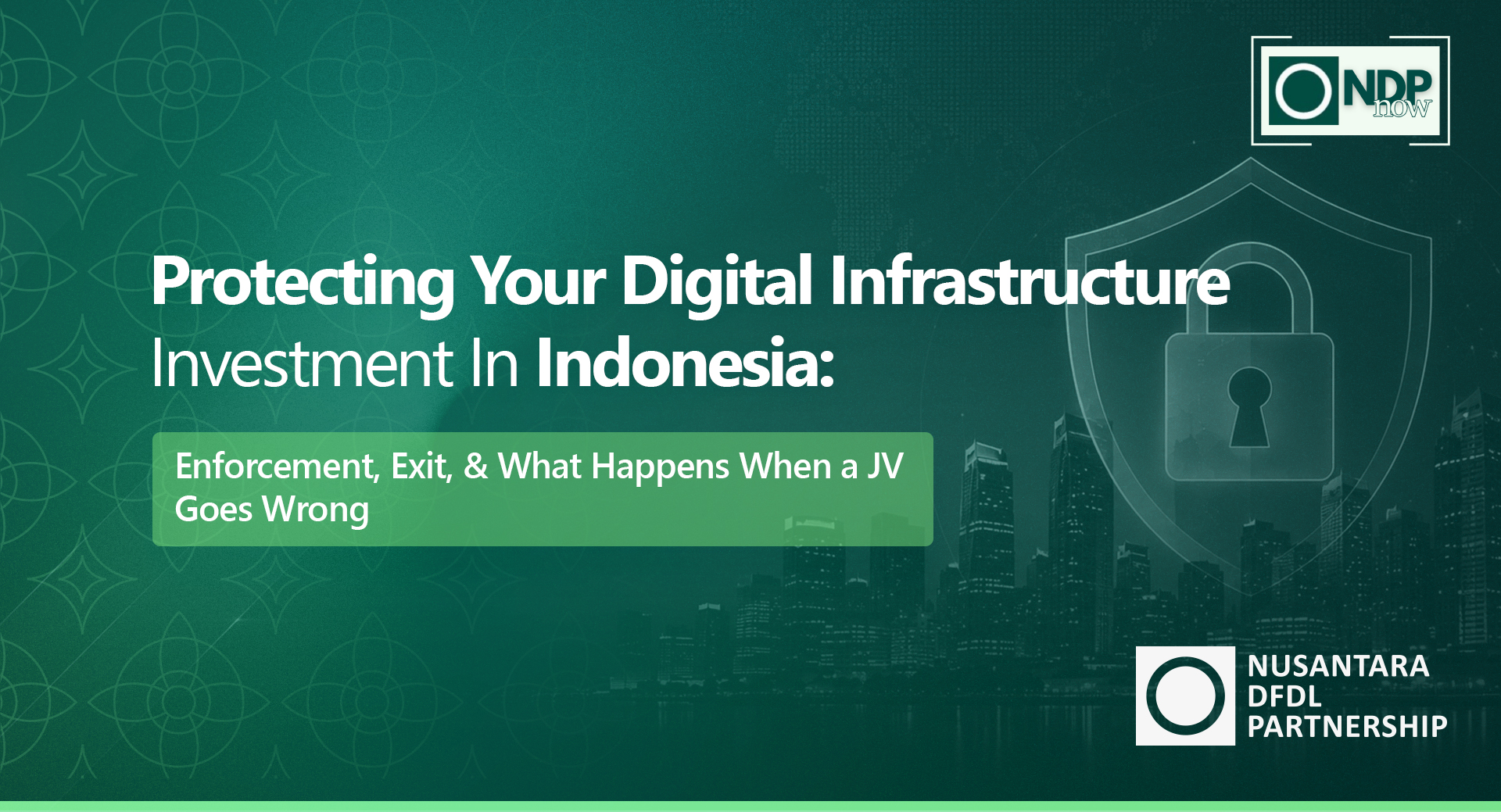 Protecting Digital Infrastructure