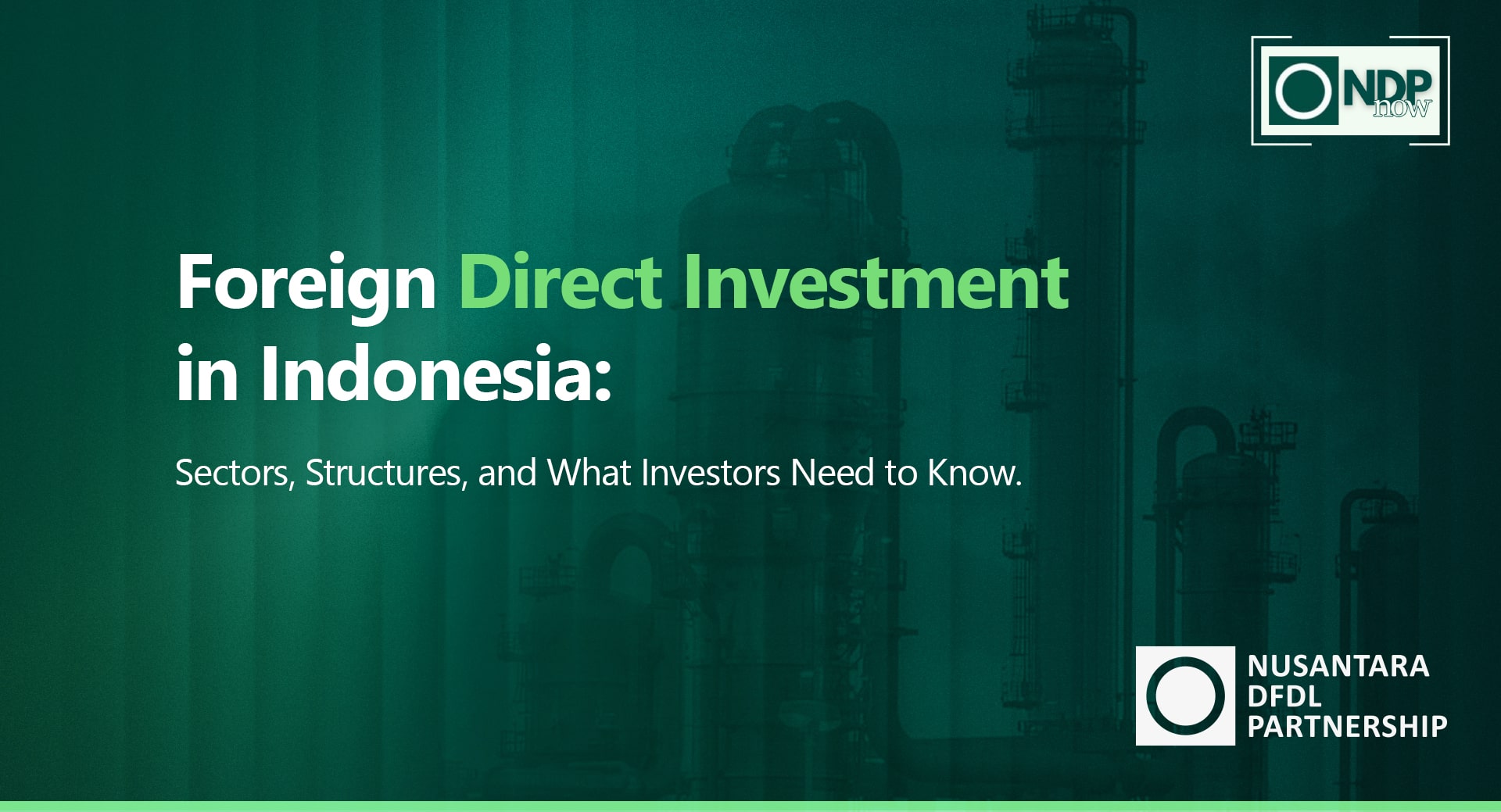 foreign direct investment in Indonesia